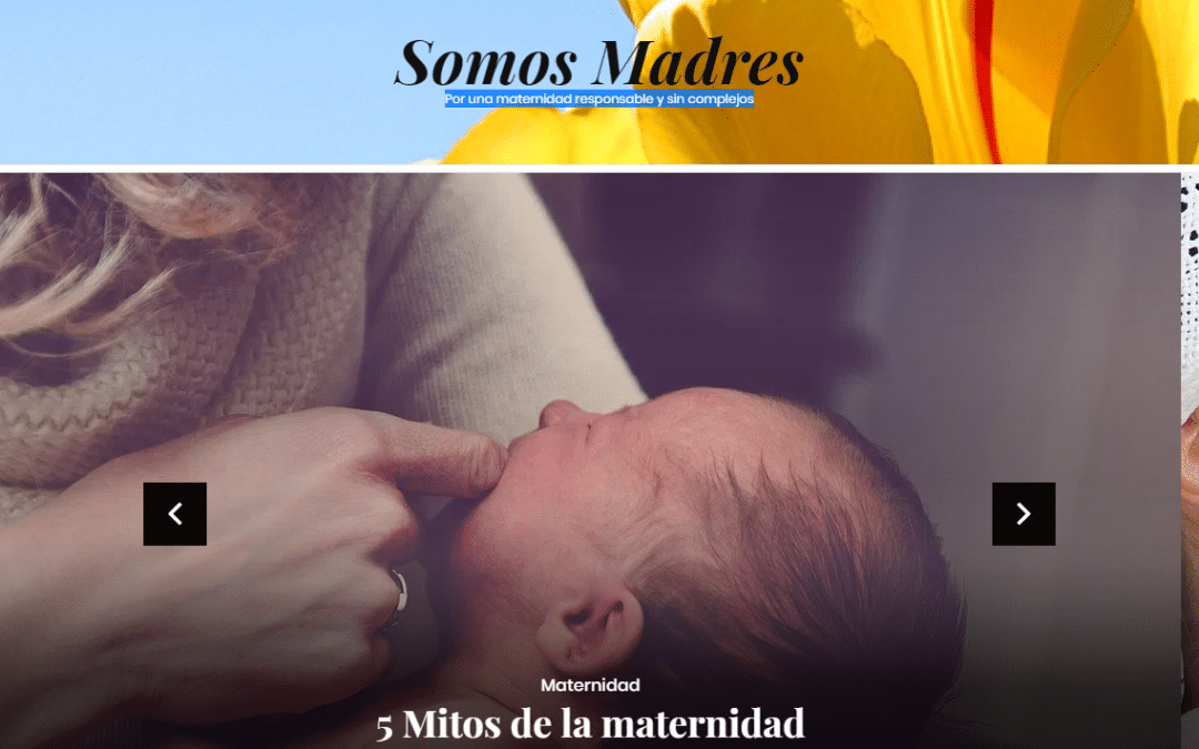 Diseño Web Blog Somos Madres