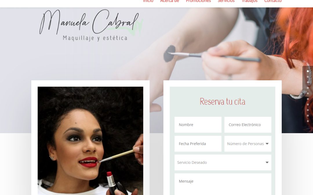 Diseño Web Profesional Manuela Cabral